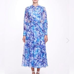 Marchesa Notte Blue Floral